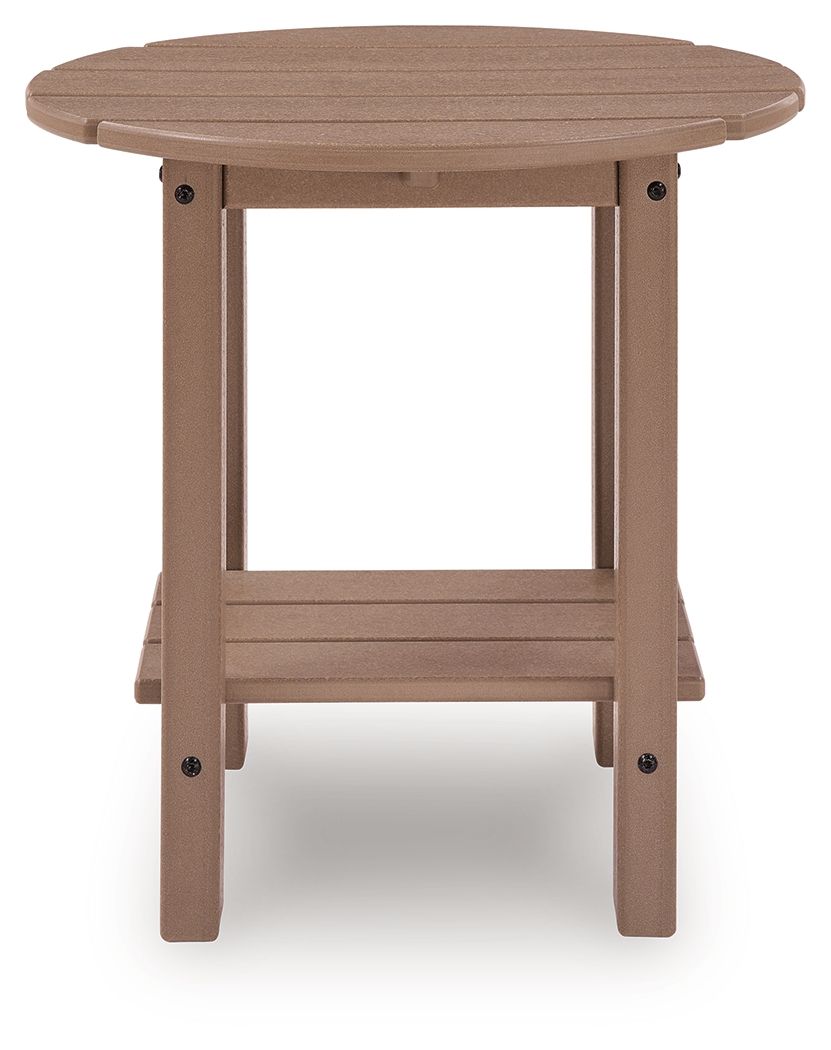 Cliffs Beach - Oval End Table - Driftwood
