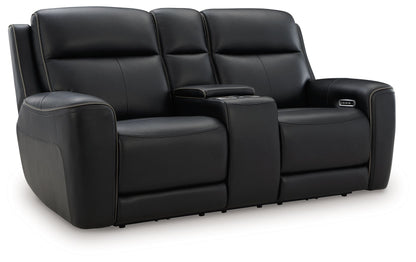 5Z-Relaxation - Power Reclining Loveseat with Console / Adj Headrest