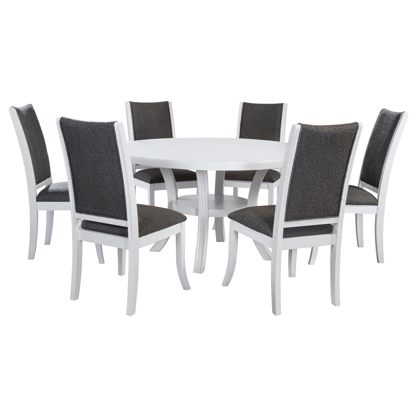 Judd - Round Wood Dining Table Set