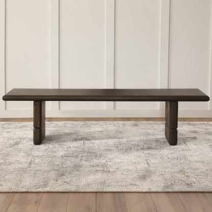 Norvell - Backless Dining Bench - Brown