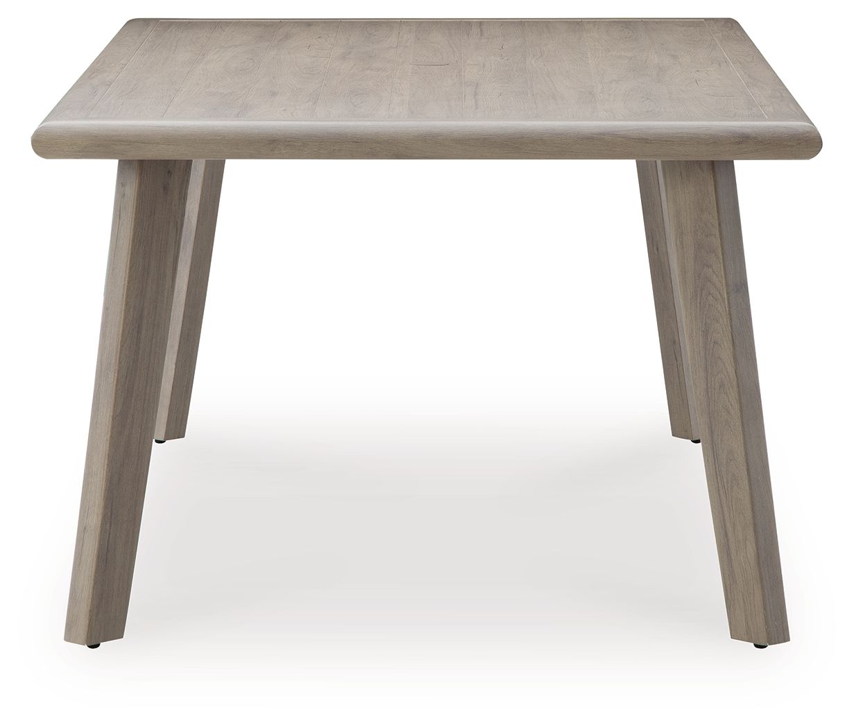Carisbo - Rectangle Dining Table With Umbrella Option - Beige