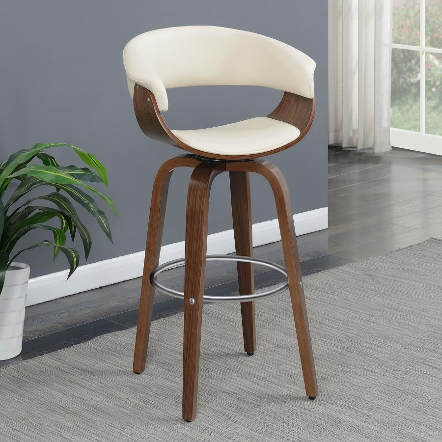 Zion - Upholstered Swivel Bar Stool