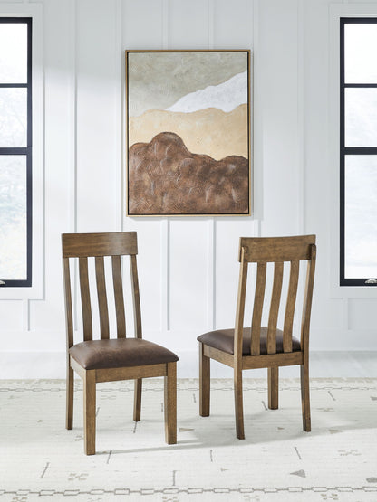 Broxtyn - Dining Upholstered Side Chair (Set of 2) - Light Brown