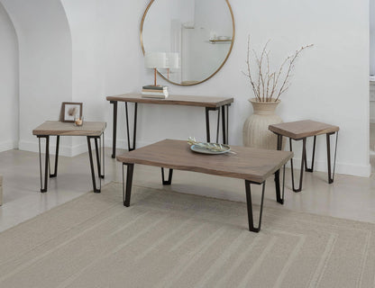 Natural Parota - Cocktail Table - Cappuccino Brown