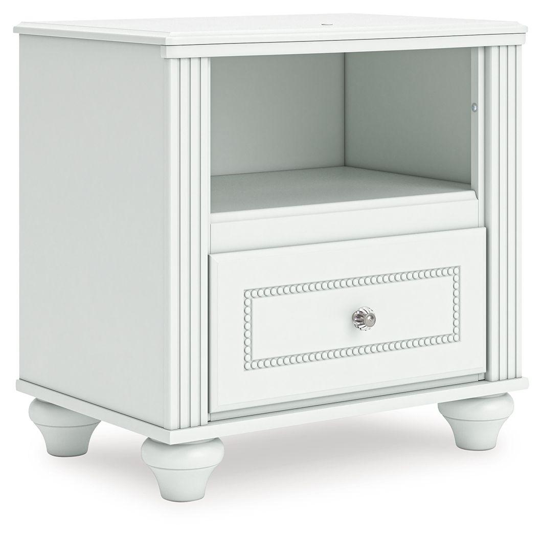 Maylilly - One Drawer Night Stand - White