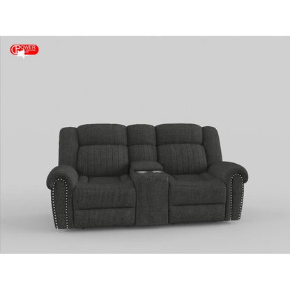 Brennen - Double Reclining Loveseat With Center Console