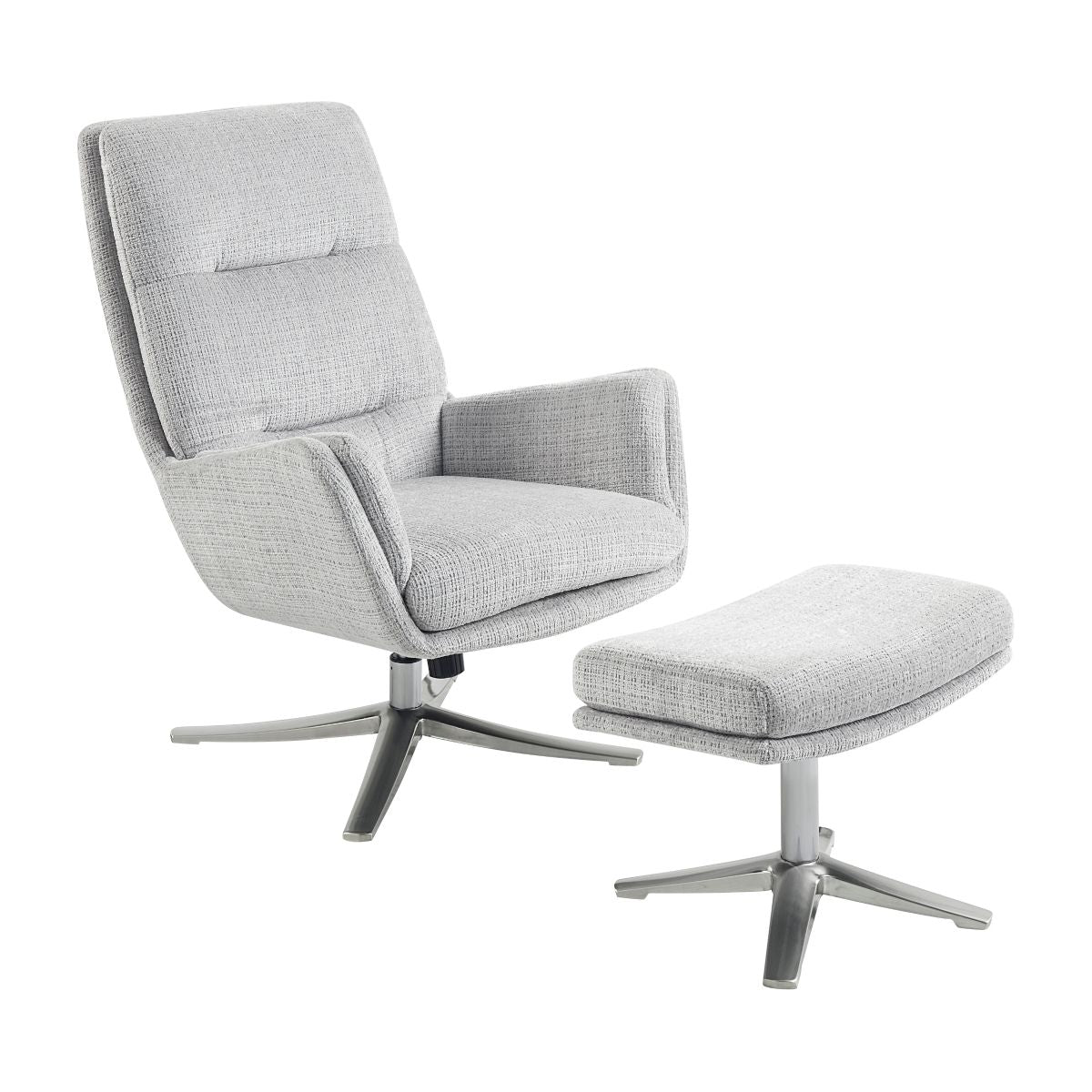 Parker - Swivel Chair With Ottoman