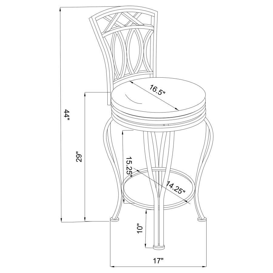 Adamsville - Upholstered Swivel Stool