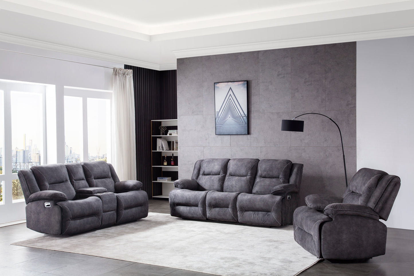 Belmont - Recliner - Gray