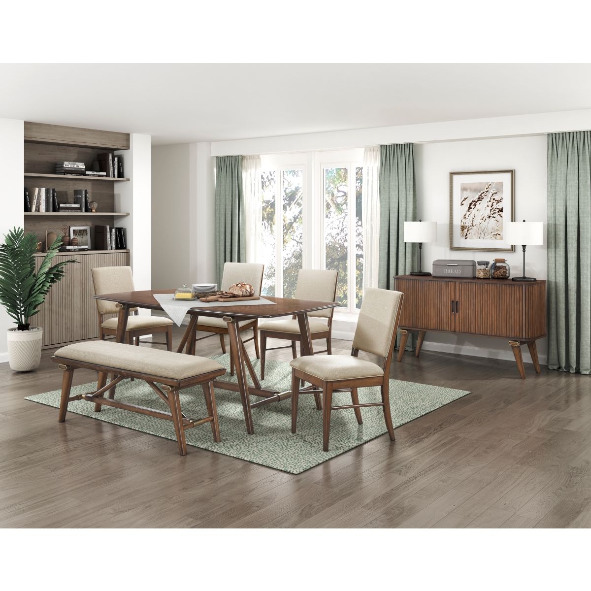 Monroe - Dining Table - Brown