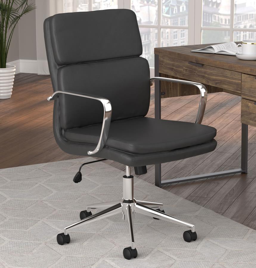 Ximena - Upholstered Adjustable Mid Back Office Chair