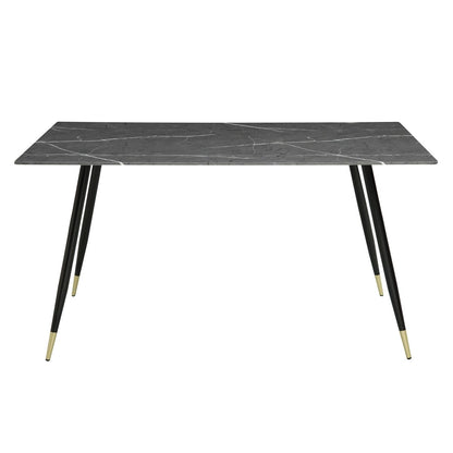 Clemente - Dining Table - Black / Dark Gray