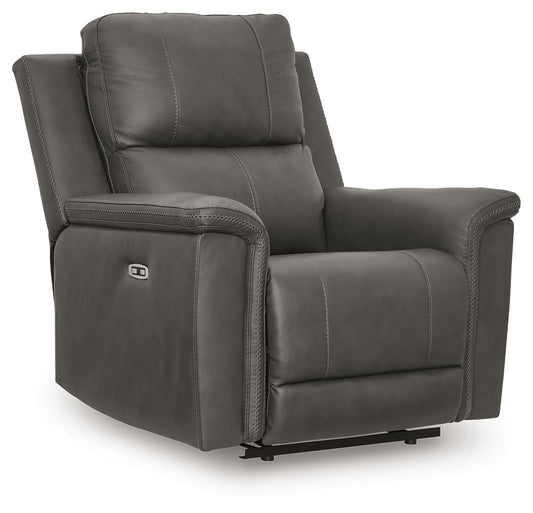Beryton - Power Recliner With Adjustable Headrest