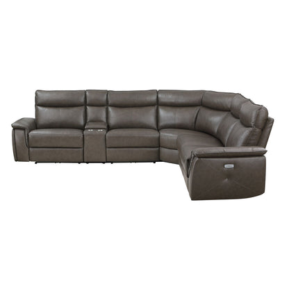 Maroni - Modular Power Reclining Sectional With Power Headrests