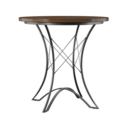 Adele - Round Counter Table - Dark Brown