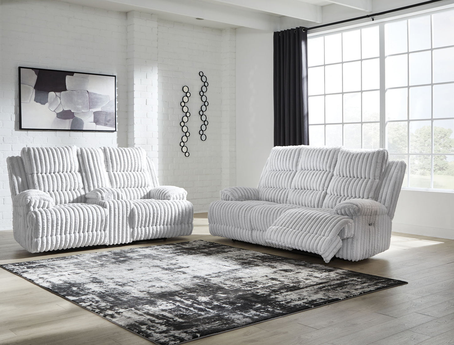 Technique - Reclining Power Sofa Set