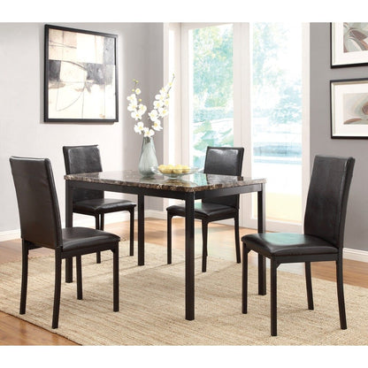 Tempe - Dining Table, Faux Marble Top