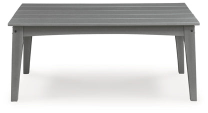 Lone View Bay - Rectangular Cocktail Table - Gray