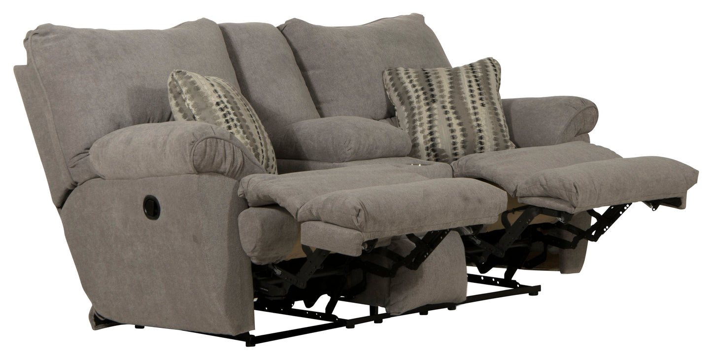 Sadler - Lay Flat Reclining Console Loveseat