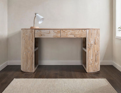 Balam - Desk - Ivory White