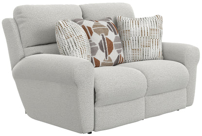 Kellen - Lay Flat Reclining Loveseat - Ecru