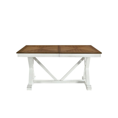 Brunson - Dining Table - Oak / White