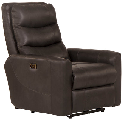 Bosa - Power Recliner - Charcoal - Leather