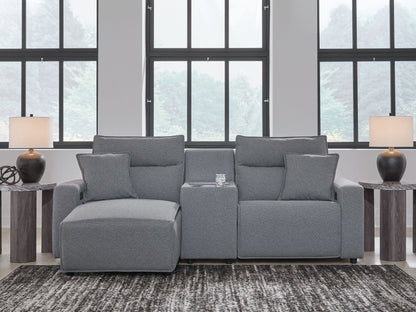 Modmax II - Reclining Sectional - Salt And Pepper