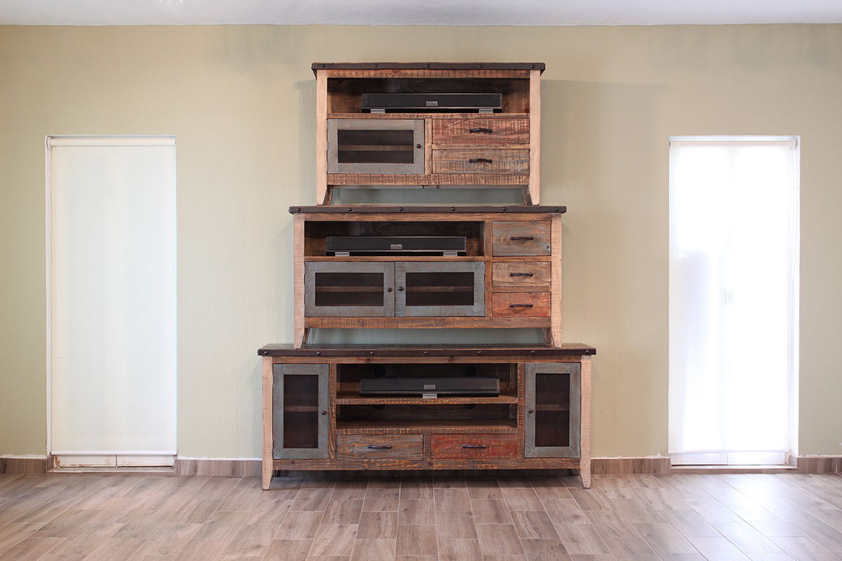 Antique - TV Stand with Drawers