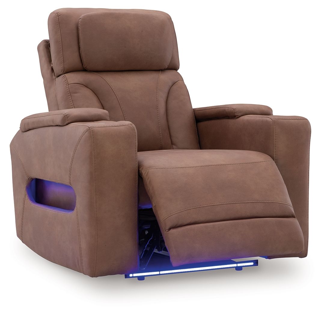Point Clear - Power Recliner / Adj Headrest - Caramel
