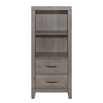 Woodrow - Pier/Tower Nightstand - Gray