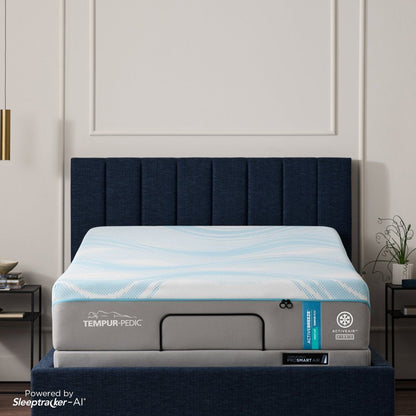 Tempur-Breeze - Tempur-ActiveBreeze Medium Hybrid Mattress With Ergo ProSmart Air Base