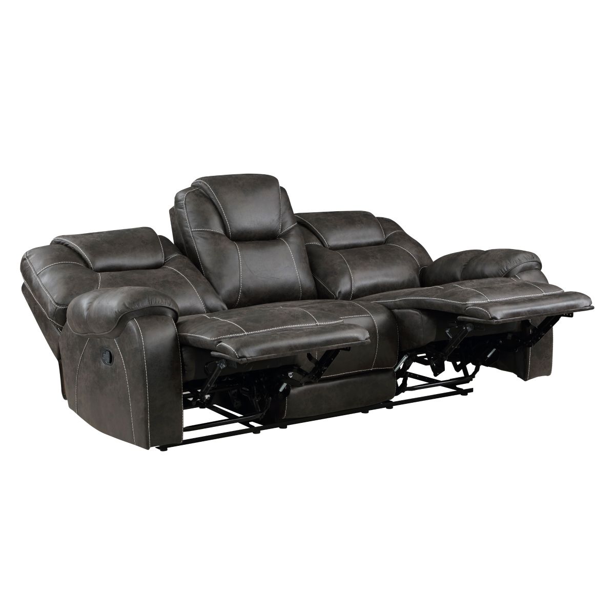 Gainesville - Double Reclining Sofa - Chocolate