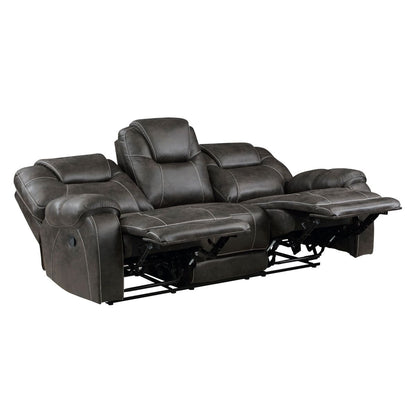 Gainesville - Double Reclining Sofa - Chocolate