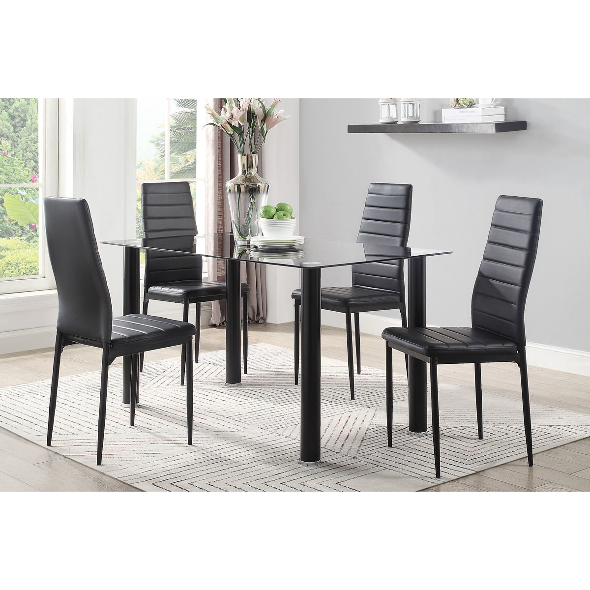Florian - Faux Leather Side Chair (Set of 2)