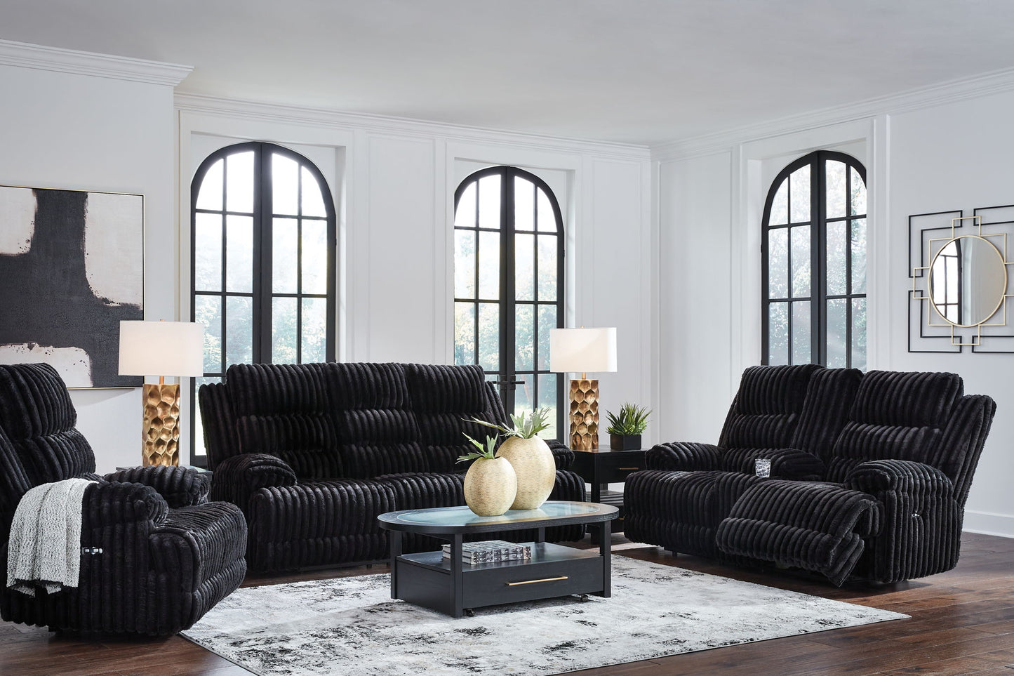 Technique - Reclining Power Sofa Set