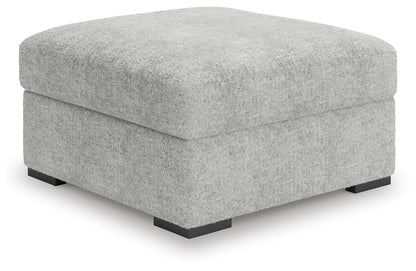Snodoodle - Oversized Accent Ottoman - Arctic