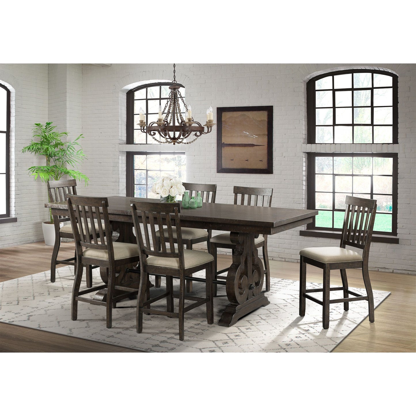 Stone - Counter Height Dining Set