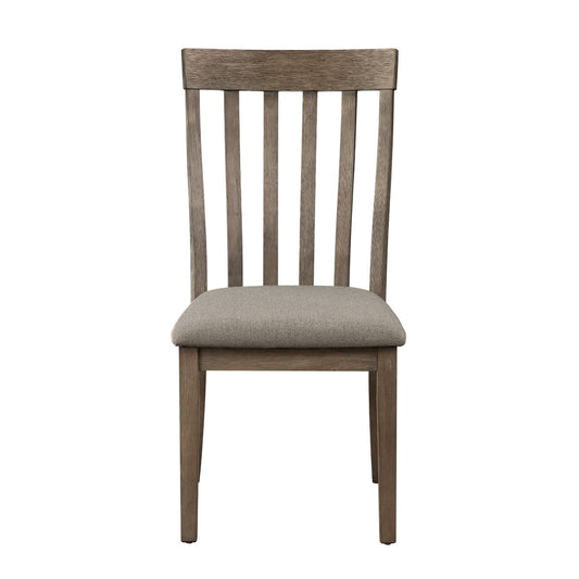 Armhurst - Side Chair (Set of 2) - Gray / Brown
