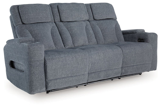 Forest Lake - Power Reclining Sofa - Steel