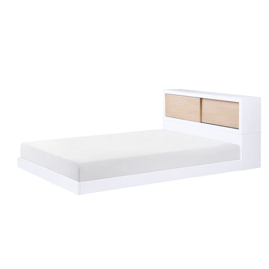 Asker - Full Bookcase Bed - White