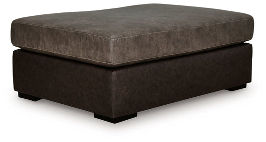 Baltic-Park - Oversized Accent Ottoman - Fossil