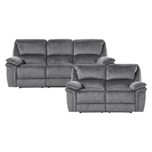 Muirfield - Sofa & Loveseat - Gray