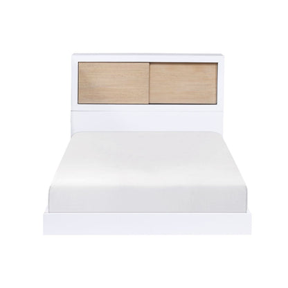Asker - Twin Bookcase Bed - White