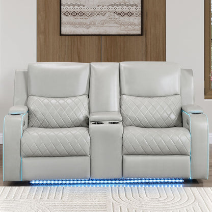 Luna - Power Console Loveseat