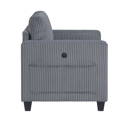 Walterboro - Chair With Storage Pouches And Charging Ports