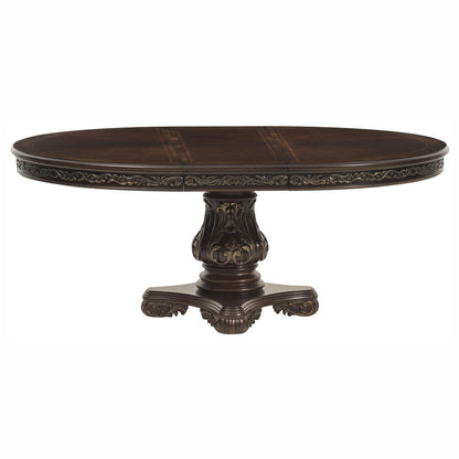 Deryn Park - 5 Piece Set (Round Table & 4 Side Chairs) - Cherry