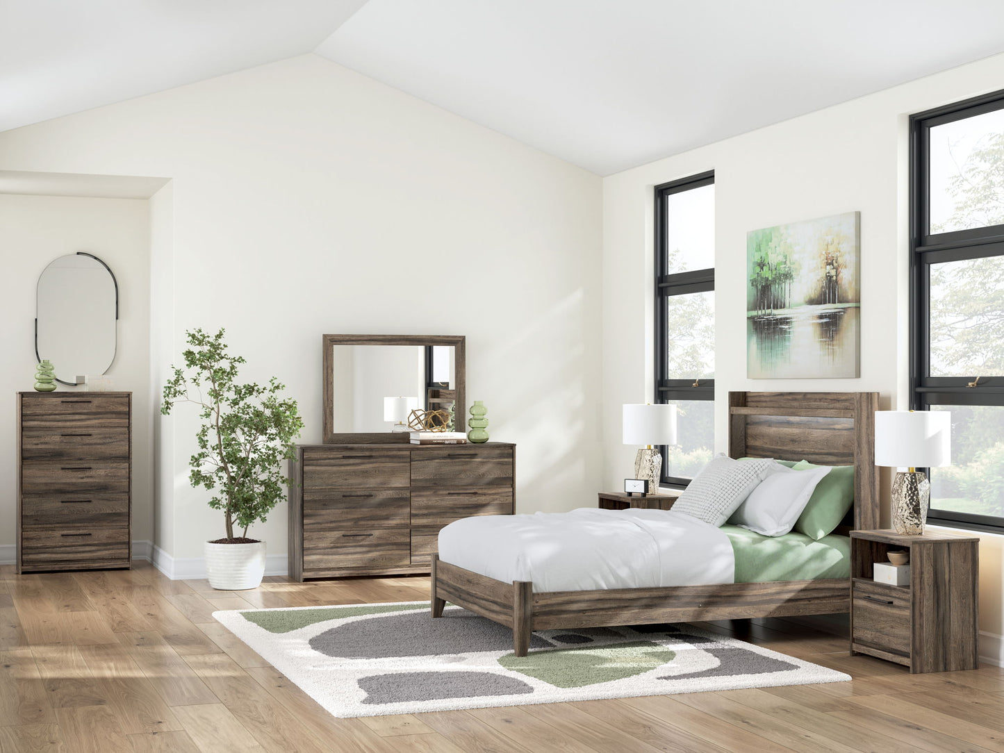 Baystorm - Panel Bedroom Set - Brown