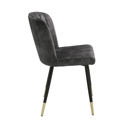 Clemente - Side Chair (Set of 2) - Charcoal