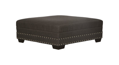 Crawford - Cocktail Ottoman - Dark Gray